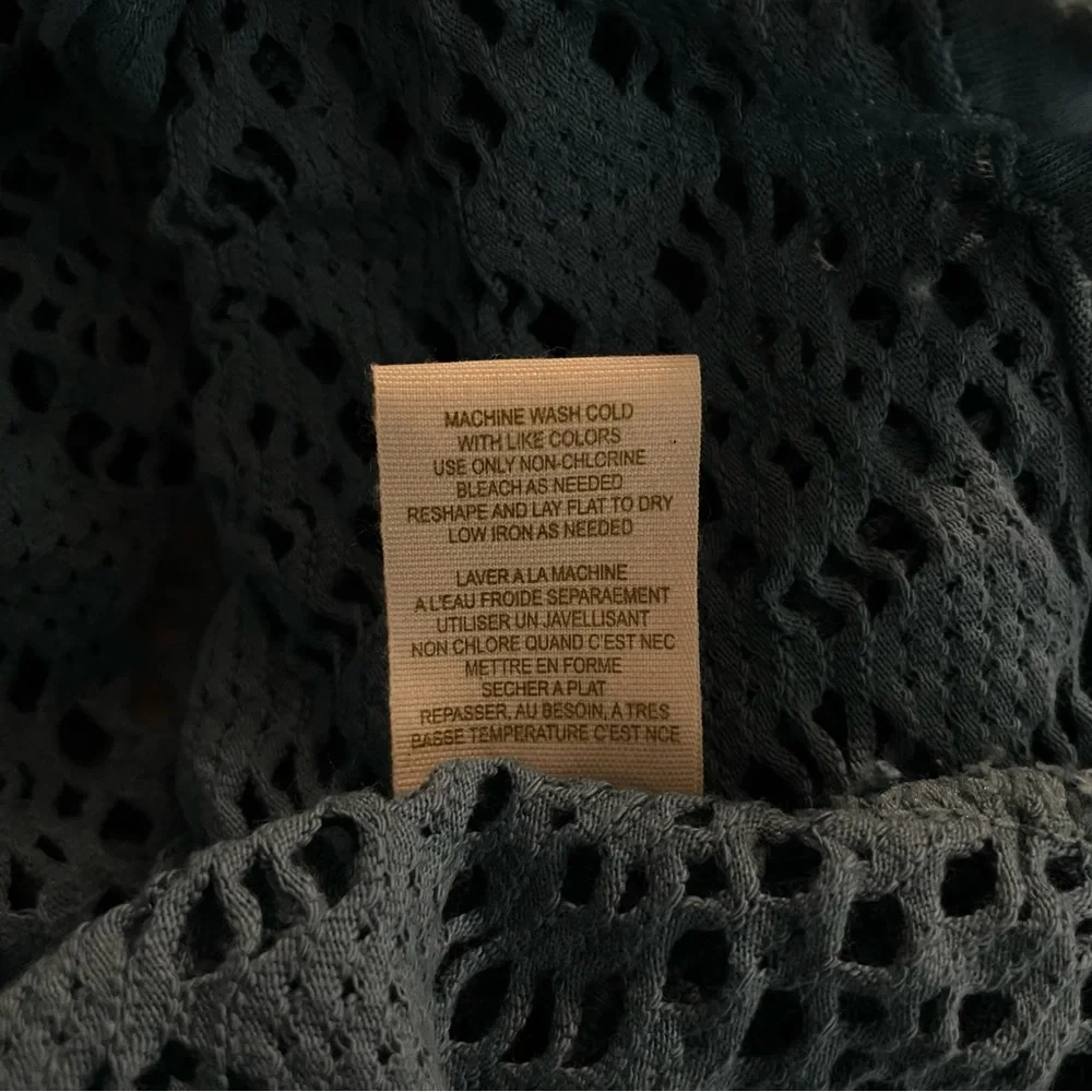 Free People FP Beach Open Knit Crochet High Low Cover Up Dress S 26836 - Picture 10 of 11